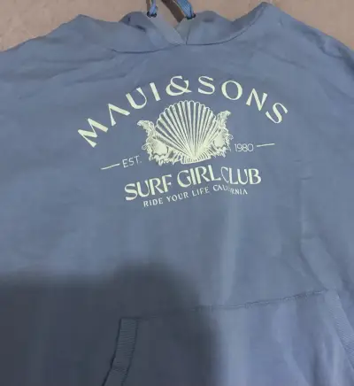 Polerón azul Maui & Sons con capucha - miniatura 3