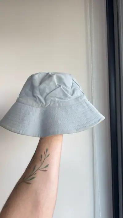 Sombrero bucket gris unisex - miniatura 1