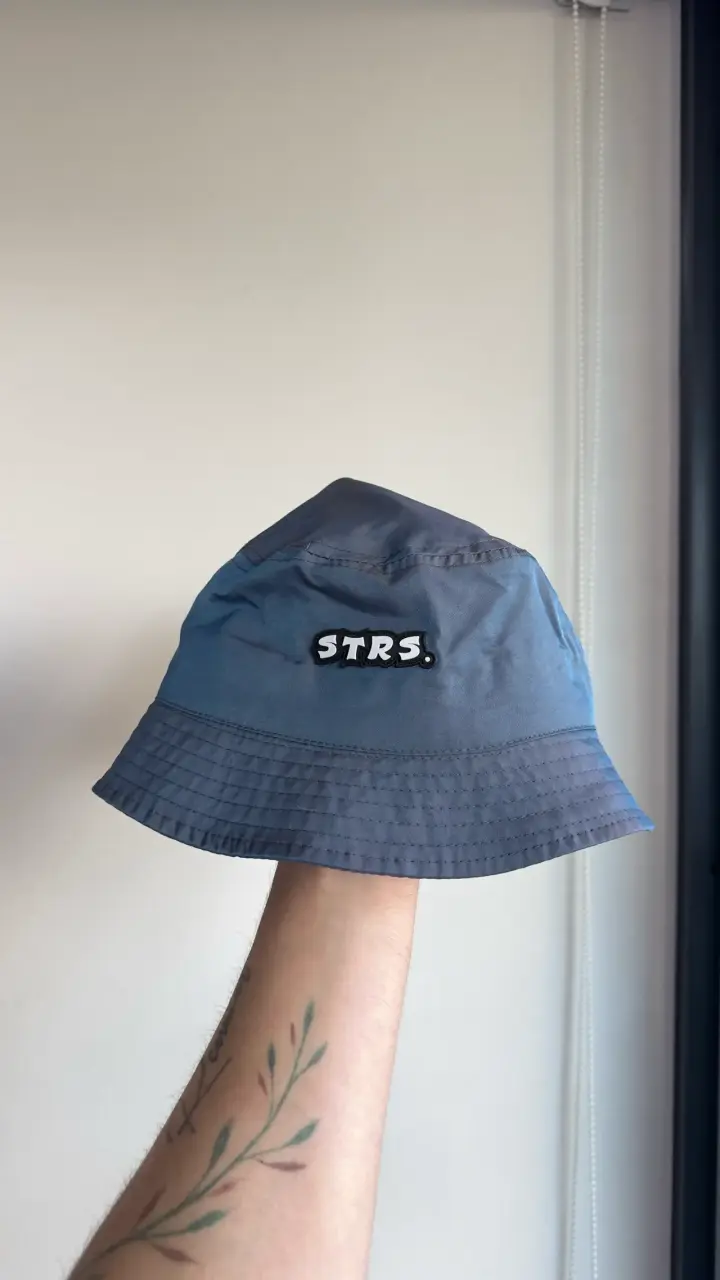 Sombrero bucket STRS azul unisex
