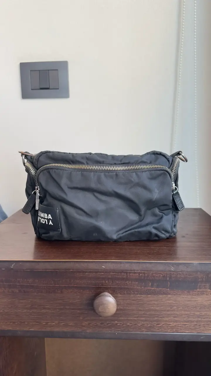 Bolso negro Bimba y Lola con cierre - 1