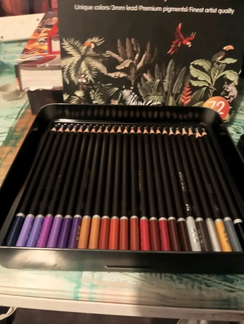 Set de lápices de colores H&B 72 tonos - 3