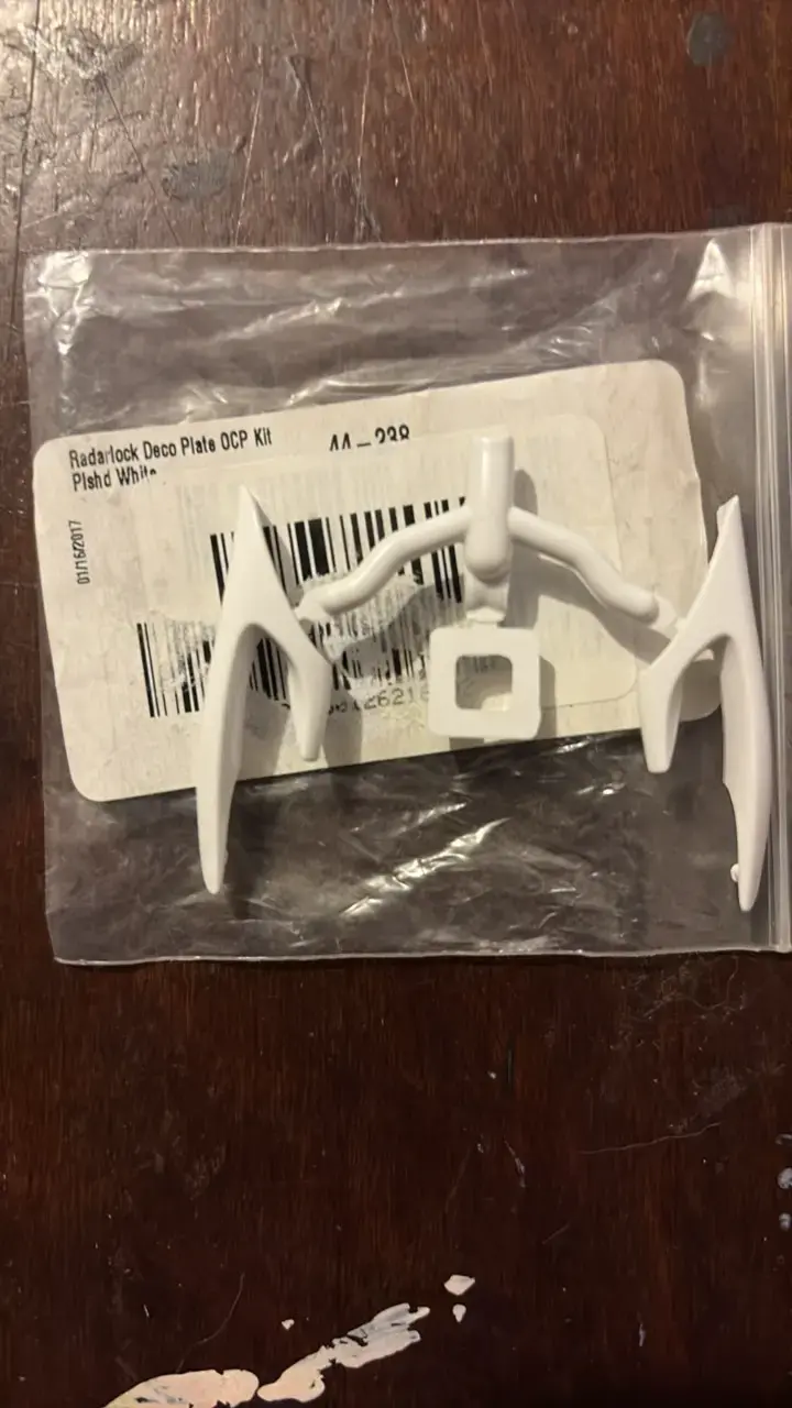 Kit Radarlock Deco Plate OCP Blanco