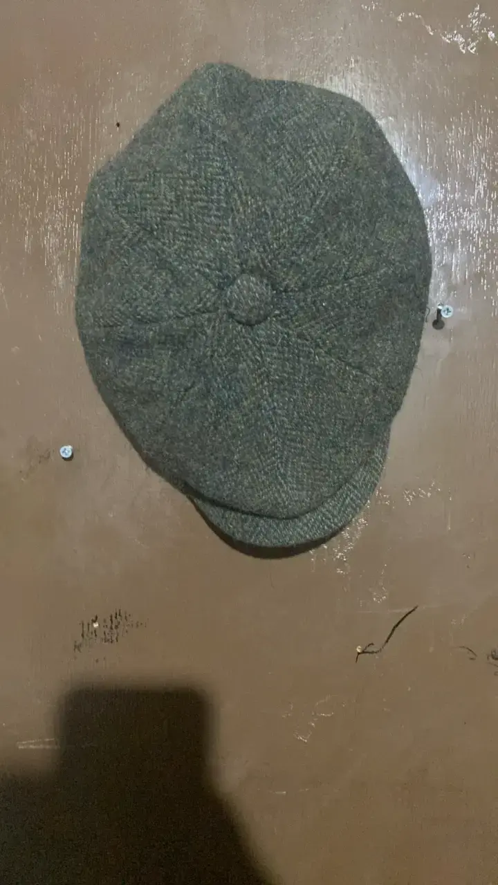 Boina de lana gris estilo clásico - 1