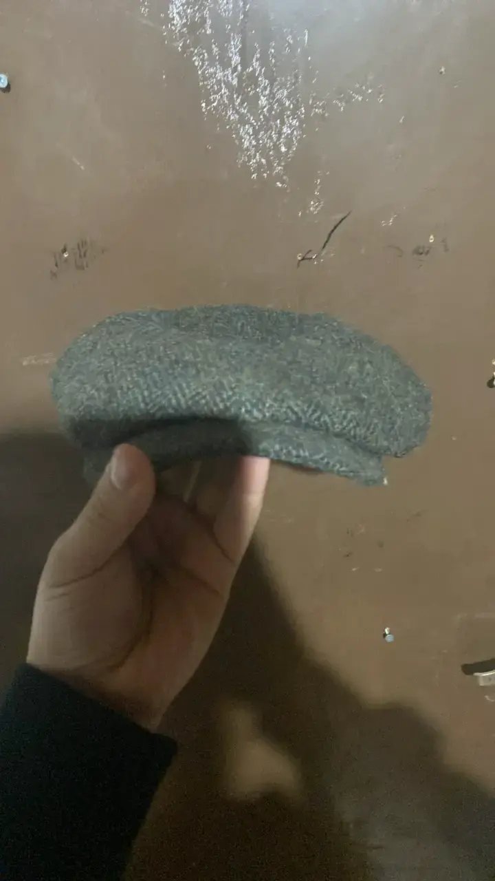 Boina de lana gris estilo clásico - 2