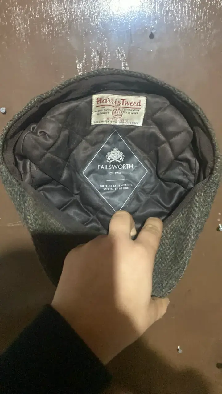 Boina de lana gris estilo clásico - 3