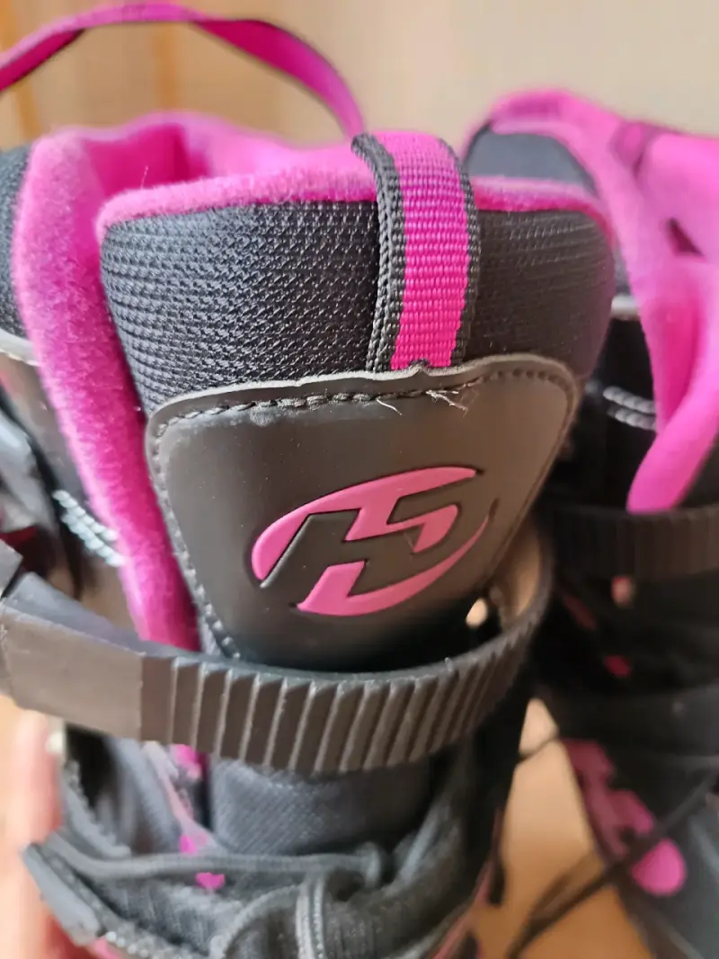 Patines en línea Hondar negros y rosados - 6