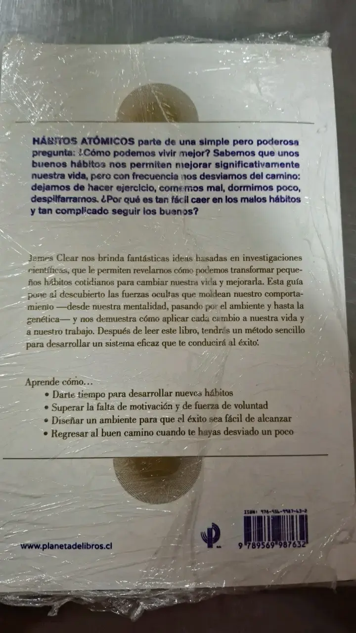 Libro Hábitos Atómicos de James Clear - 2