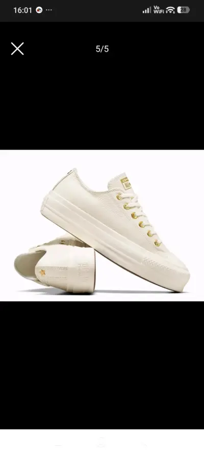 Zapatillas blancas Converse All Star clásicas - miniatura 1