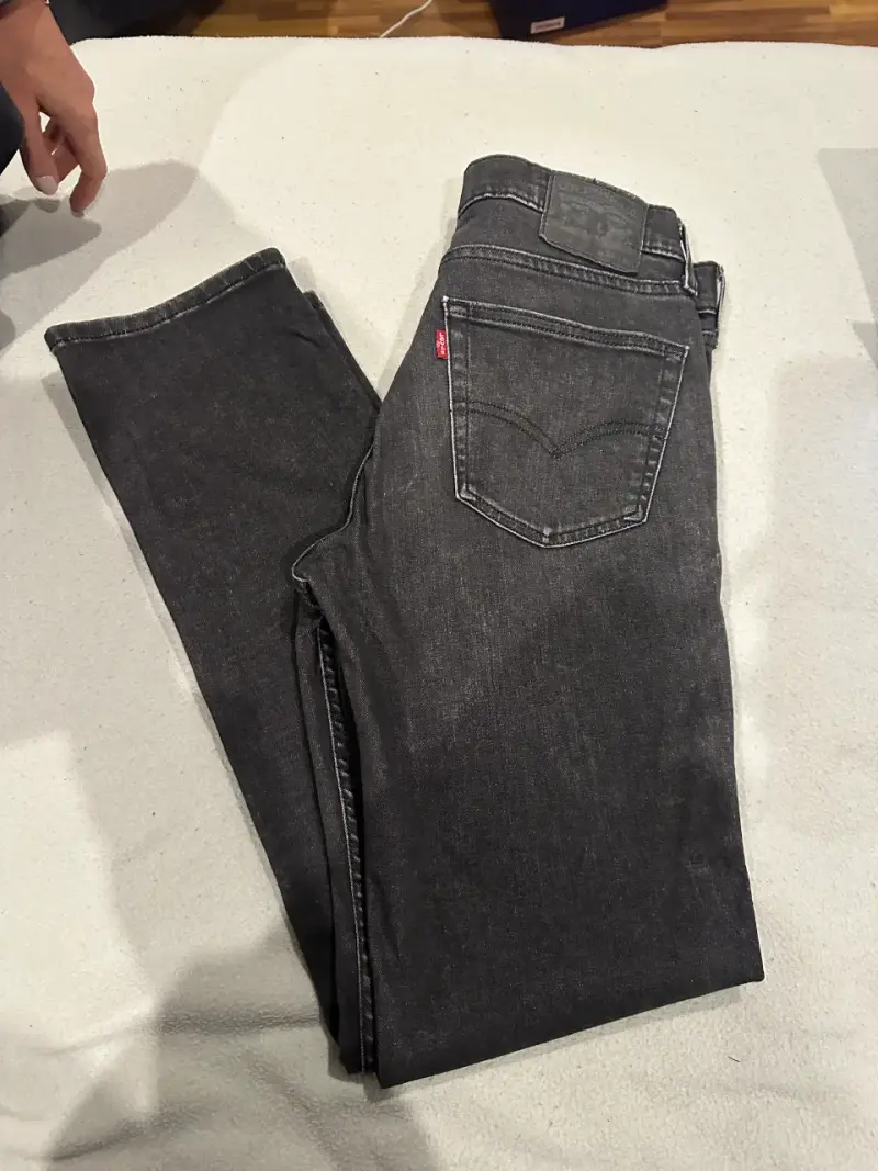 Jeans negros de mezclilla Levi's 511 W33 L34