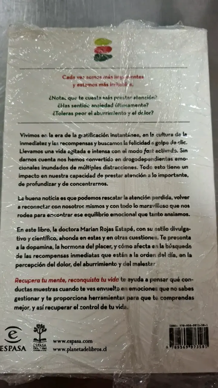 Libro 'Recupera tu mente, reconquista tu vida' de Marian Rojas - 2