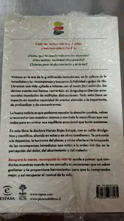 Libro 'Recupera tu mente, reconquista tu vida' de Marian Rojas - miniatura 2