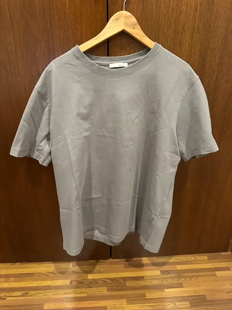 Polera gris básica ZARA talla XL