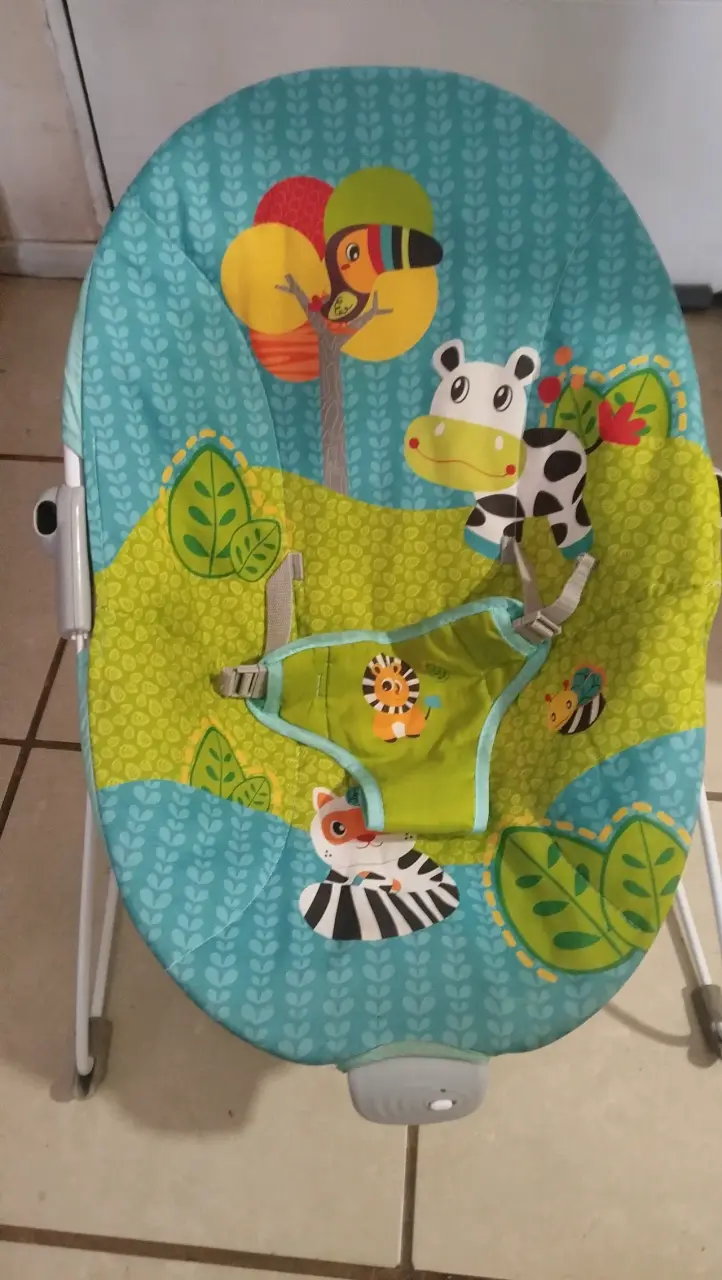 Silla vibradora infantil con diseño animal - 1