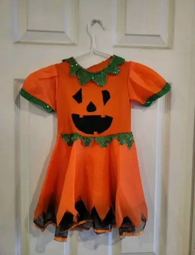 Disfraz de calabaza para niña Halloween - miniatura 1