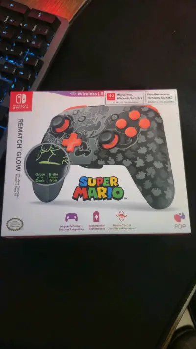 Control inalámbrico PDP Super Mario para Nintendo Switch - miniatura 1
