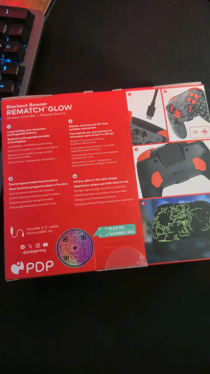 Control inalámbrico PDP Super Mario para Nintendo Switch - 2