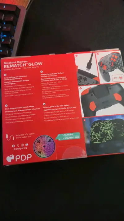 Control inalámbrico PDP Super Mario para Nintendo Switch - miniatura 2
