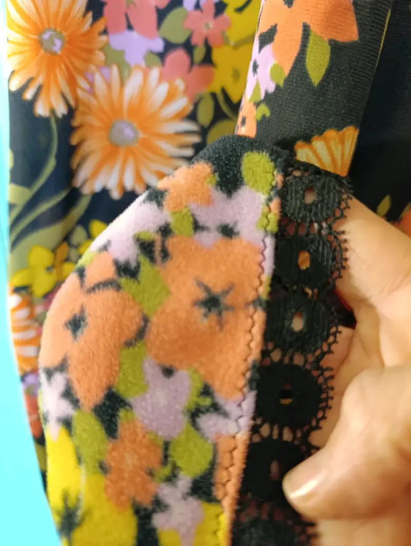 Vestido vintage floral sin mangas para mujer - 3