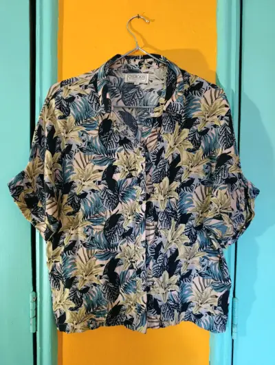 Camisa hawaiana Cherokee estampada tropical - miniatura 1