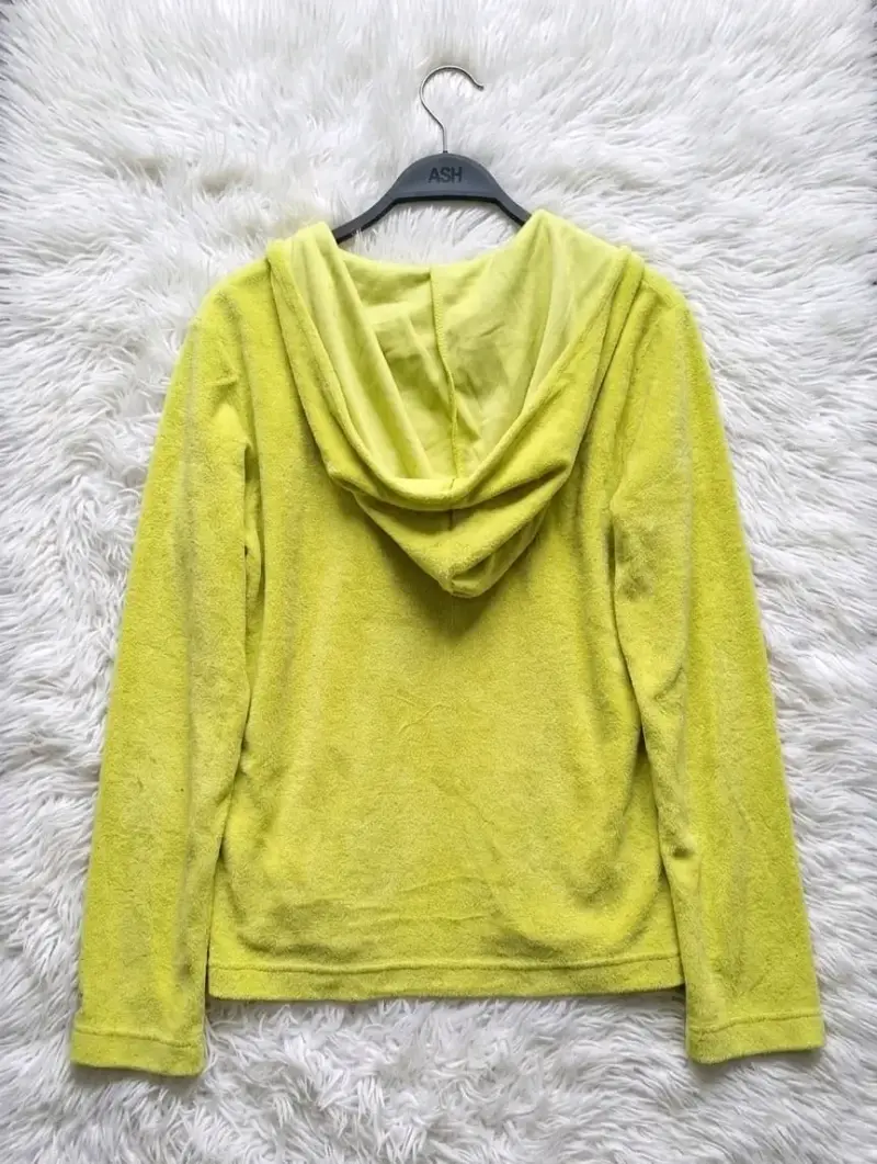 Polerón verde con capucha talla M - 2