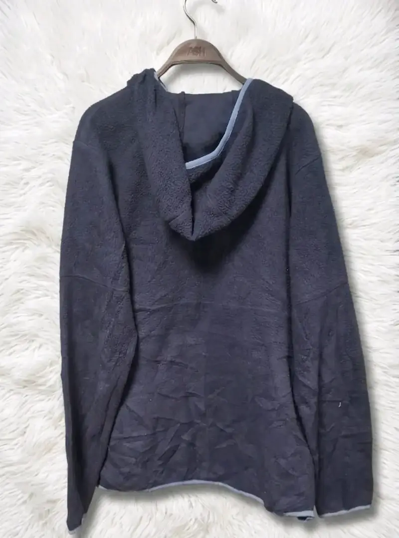 Polerón Columbia azul con capucha talla M - 2
