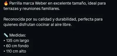 Parrilla de gas con rejilla de hierro fundido - miniatura 4