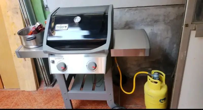 Parrilla de gas con rejilla de hierro fundido - 6