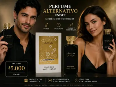 Perfume alternativo unisex 100ml elegante - miniatura 1