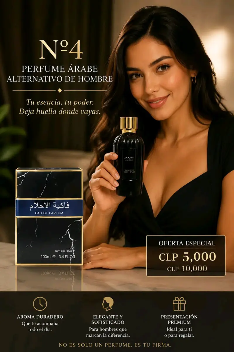 Perfume alternativo unisex 100ml elegante - 2