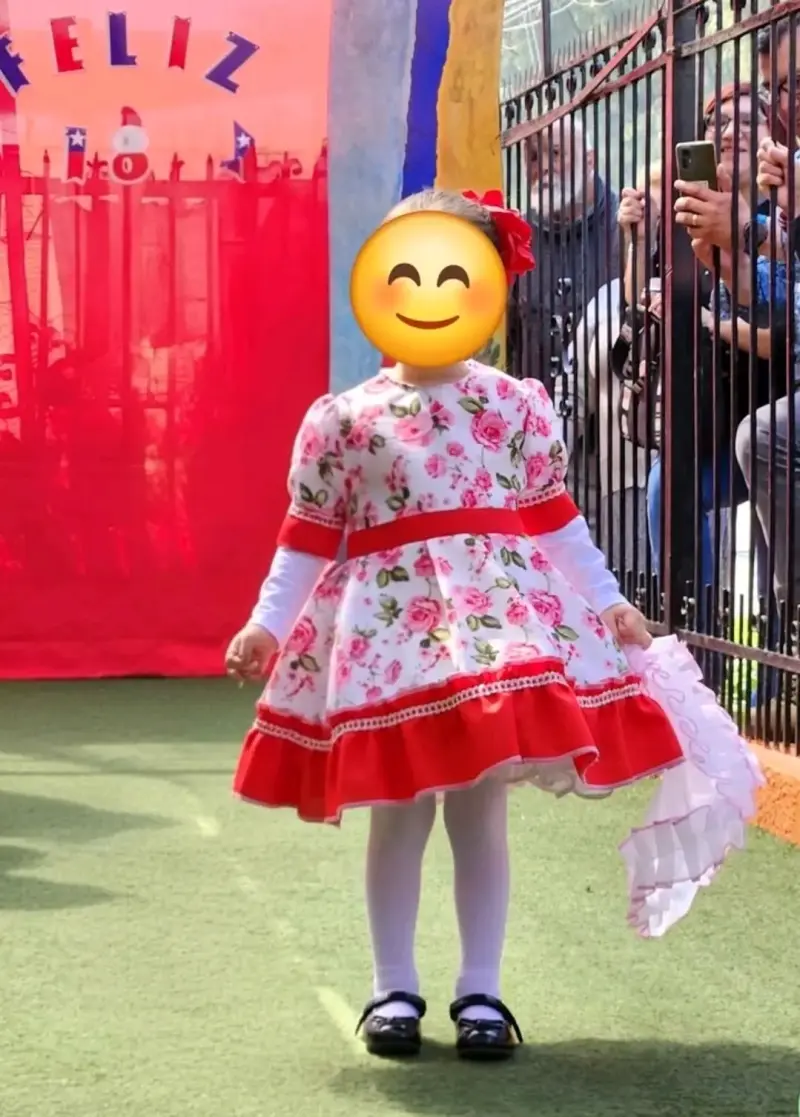 Hermoso vestido de huasa - 1