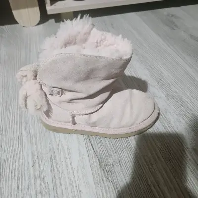 Botas de invierno rosadas para niña - miniatura 1