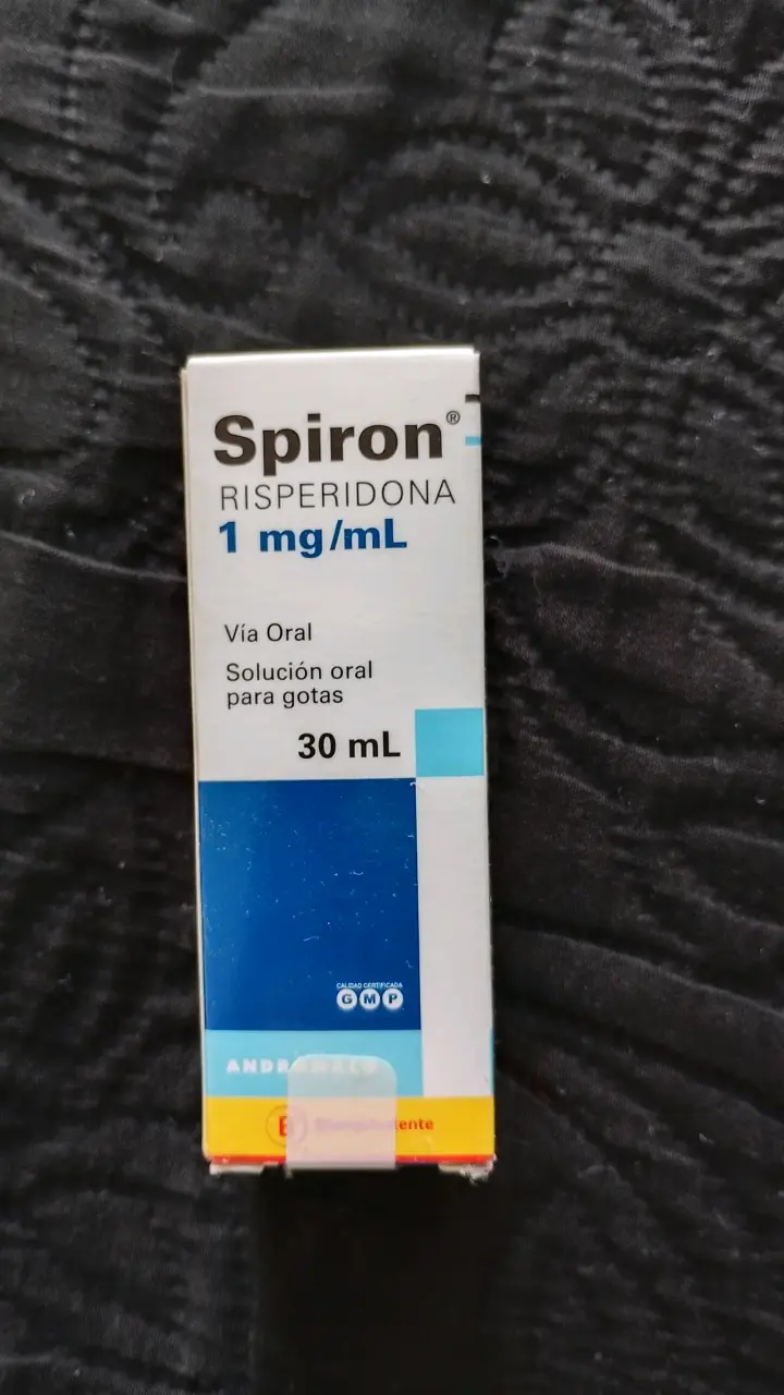 Risperidona gotas 1mg 30ml Spiron 16.000