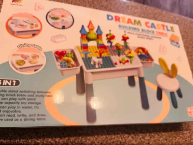 Mesa de bloques Dream Castle 92 piezas - 6