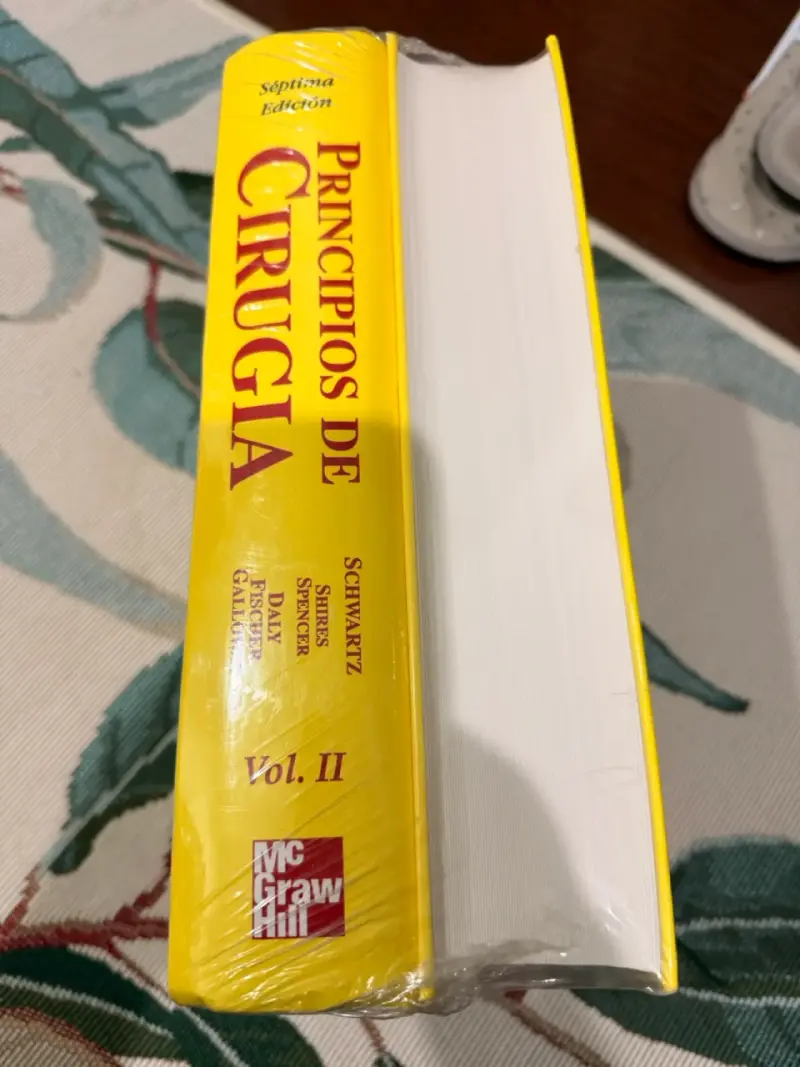 Libro Principios de Cirugía Vol. 1 y 2 - 2