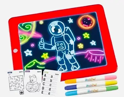 Pizarra mágica LED para niños - miniatura 1