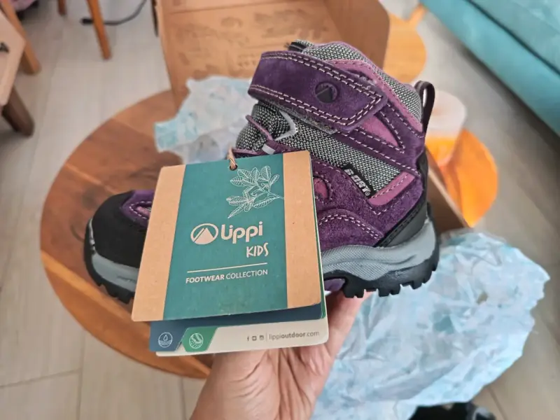 Botas de montaña infantiles Lippi Kids moradas - 1
