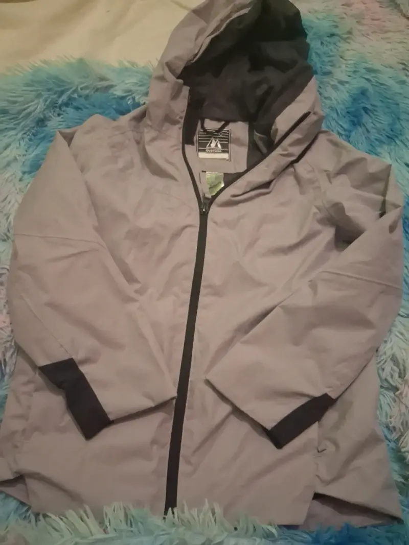 Chaqueta impermeable talla 8 Quechua lila