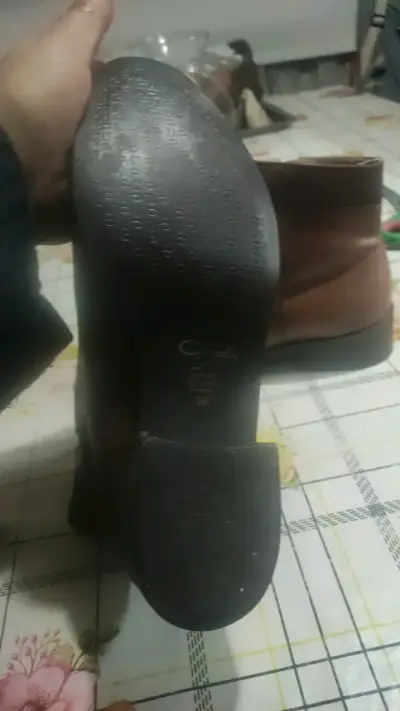 Botines de cuero marrón para mujer gacel número 38 - miniatura 6