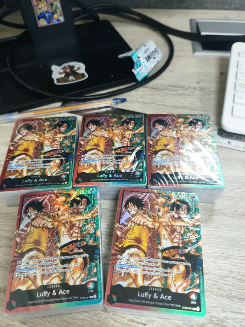Cartas coleccionables Luffy & Ace One Piece