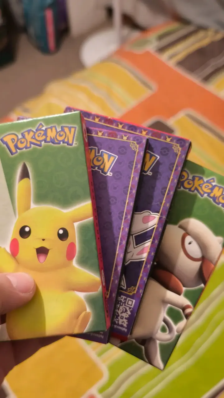 Sobres de cartas Pokémon colección Pikachu