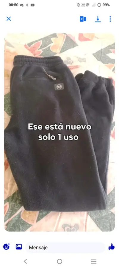 Pantalones negros Polemic talla 12 - miniatura 2
