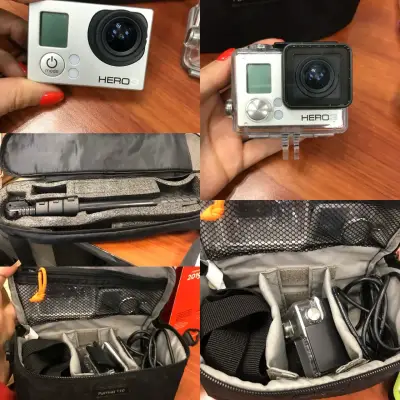 Cámara GoPro HERO3 con accesorios - miniatura 1
