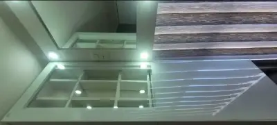 Tocador escritorio con espejo con luz - miniatura 4