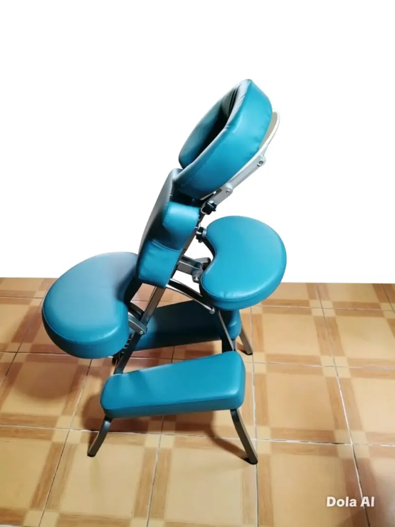 Silla de masaje plegable azul - 1
