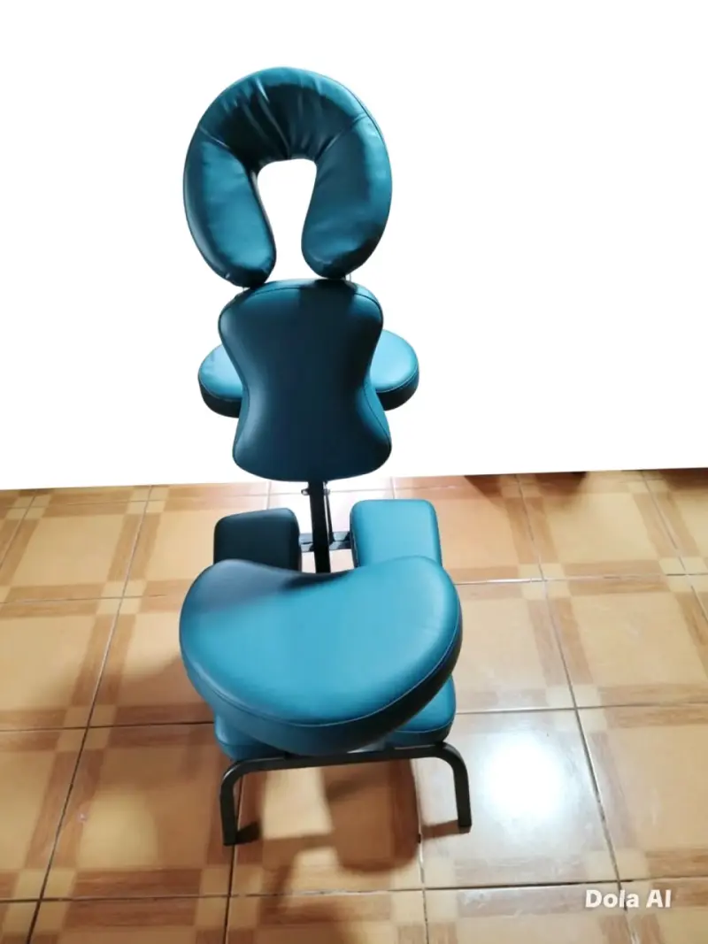 Silla de masaje plegable azul - 2