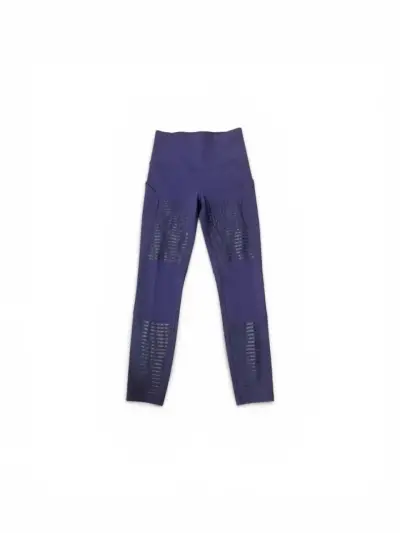 Leggings deportivos morados con diseño texturizado - miniatura 2