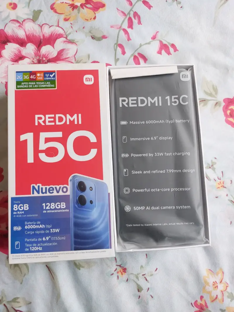 Smartphone Xiaomi Redmi 15C 128GB nuevo
