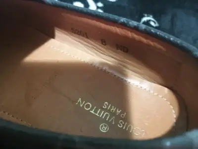 Mocasines de cuero Louis Vuitton negros - miniatura 3