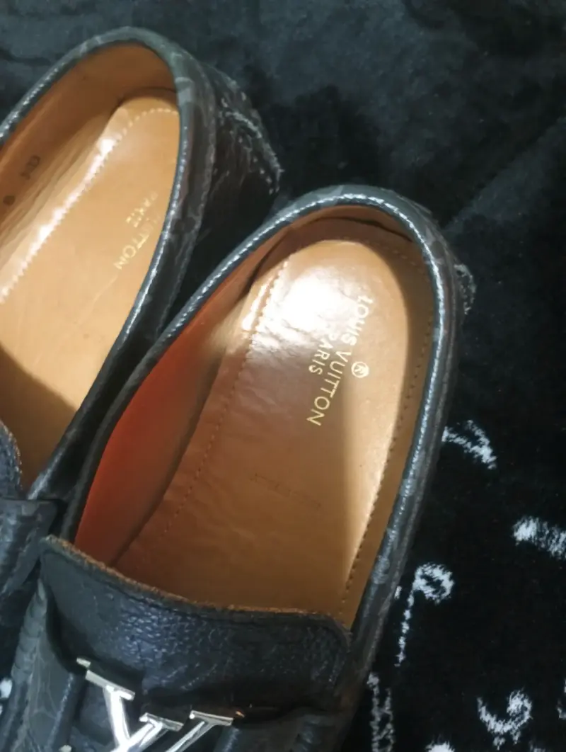 Mocasines de cuero Louis Vuitton negros - 4