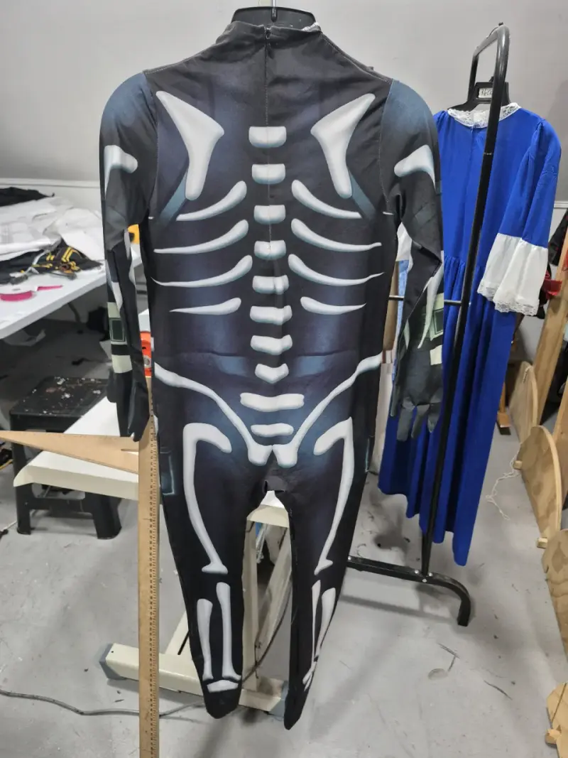 Disfraz de esqueleto para adulto talla xs - 1